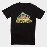 Valheim Merch The Bees Are Happy T-Shirt Black Birthday Present For Boyfriend - Lily Birch Market
