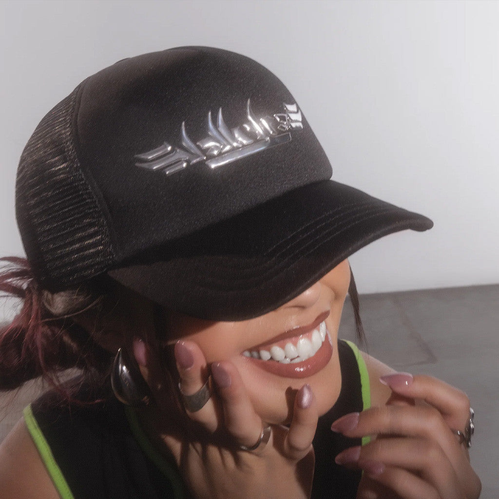 Valkyrae Merch Chrome Trucker Hat Christmas Gifts For Bestie - Lilybirchmarket