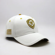 Valuetainment Merch Lion Shield The Future Looks Bright Embroidered Hat Gifts For Dad - Lilybirchmarket