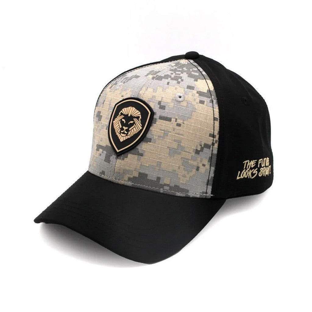 Valuetainment Merch Lion Shield The Future Looks Bright Hat Embroidered Gifts For Husband - Lilybirchmarket