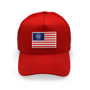 Valuetainment Merch Red USA Flag The Future Looks Bright Hat Embroidered Gifts For Dad - Lilybirchmarket