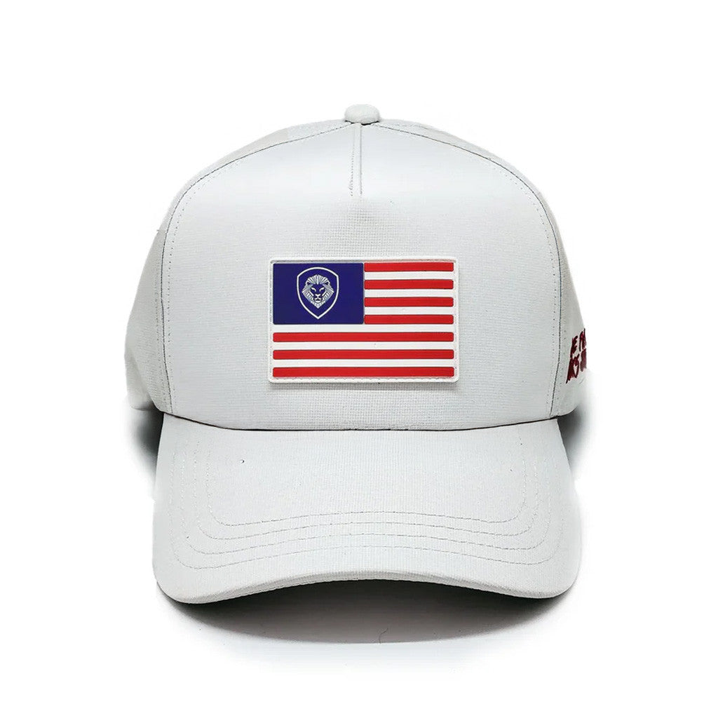 Valuetainment Merch USA Flag The Future Looks Bright White Hat Embroidered Patriotic Gifts - Lilybirchmarket