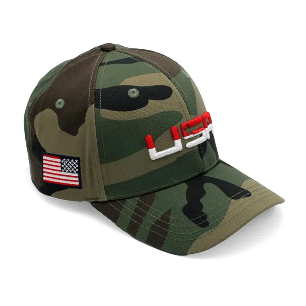 Valuetainment Merch USA The Future Looks Bright Camo Embroidered Hat Gifts For Dad - Lilybirchmarket