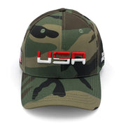 Valuetainment Merch USA The Future Looks Bright Camo Embroidered Hat Gifts For Dad - Lilybirchmarket