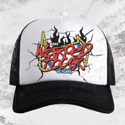 Vans Warped Merch Flame Trucker Hat Warped Tour 30 Year Cap Gifts For Music Fans - Lilybirchmarket