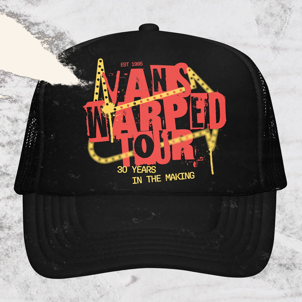 Vans Warped Merch Vans Warped Tour 30 Years In The Making Trucker Hat Gifts For Music Fans - Lilybirchmarket
