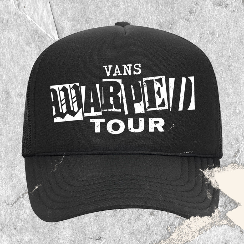 Vans Warped Merch Vans Warped Tour Trucker Hat Music Lover Gift Ideas For Him - Lilybirchmarket