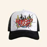 Vans Warped Tour Merch Flame Trucker Hat Best Birthday Gift For Husband - Lilybirchmarket