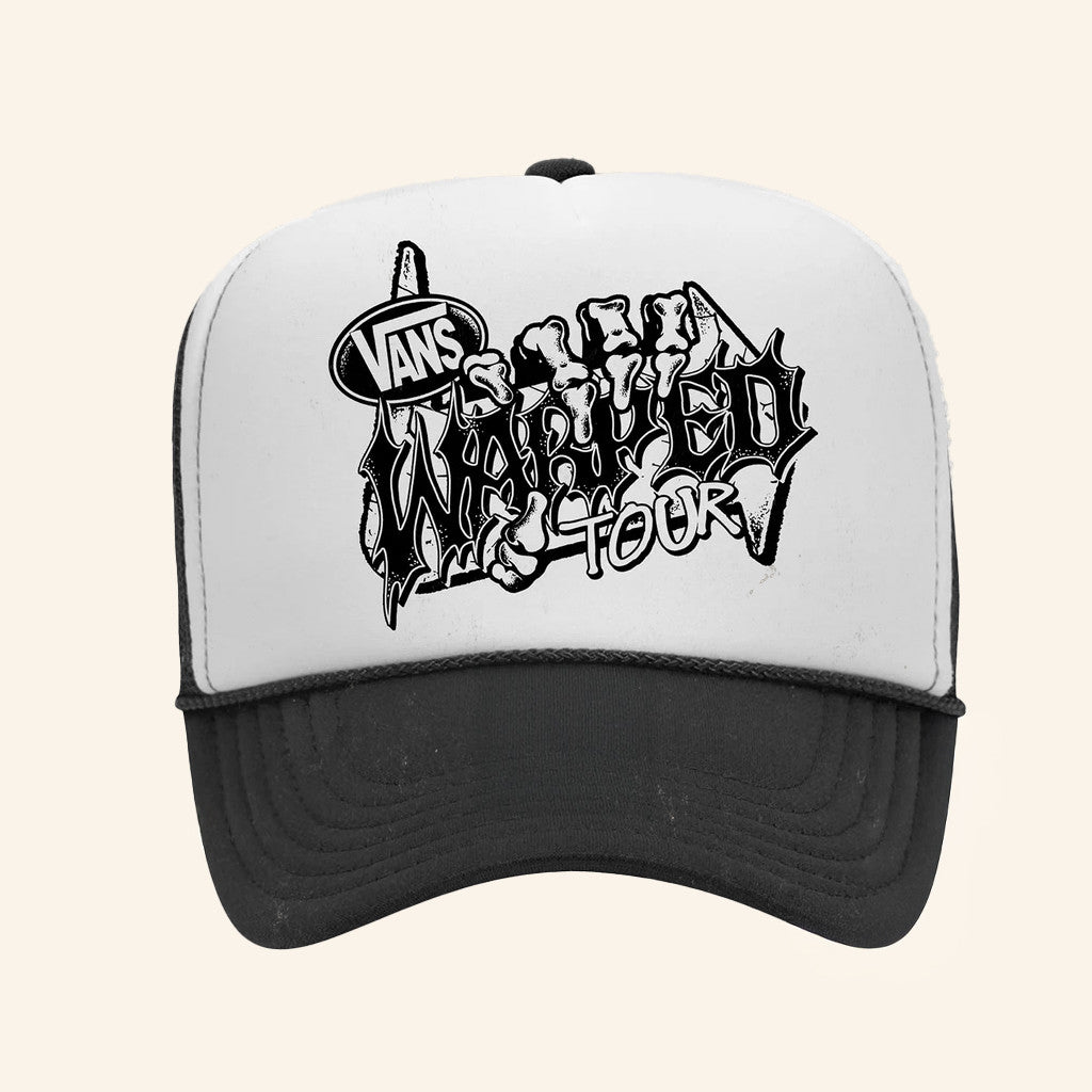 Vans Warped Tour Merch Punk Chaos Trucker Hat Best Gifts For Music Lovers - Lilybirchmarket