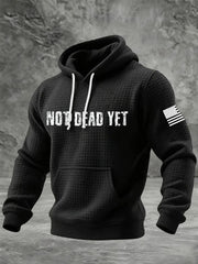 Veteran Not Dead Yet Hoodie American Flag Hoodie Patriotic Gifts For Veteran - Lilybirchmarket