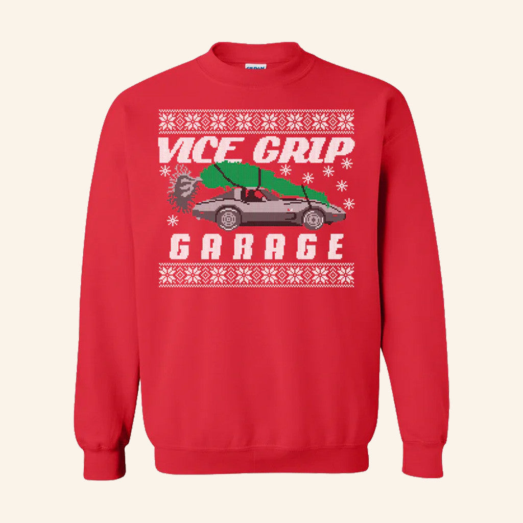 Vice Grip Garage Merch VGG Ugly Holiday Sweatshirt Xmas Gifts For Friends - Lilybirchmarket