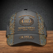 Vietnam Veteran Hat Proudly Served Duty Honor Country Vietnam Veteran Baseball Caps - Lilybirchmarket