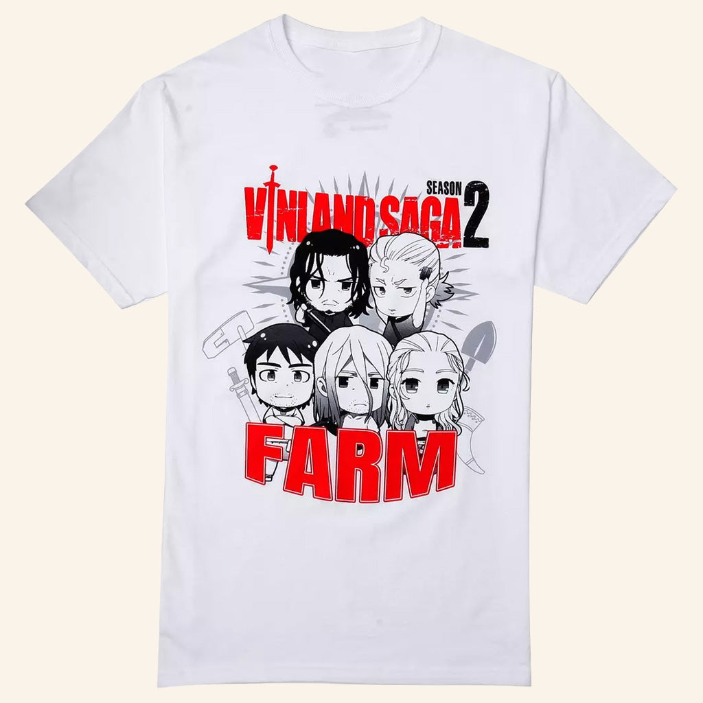 Vinland Saga Merch VS Season 2 Farm Chibi Characters T-Shirt Best Gifts Fan Manga Fans - Lily Birch Market