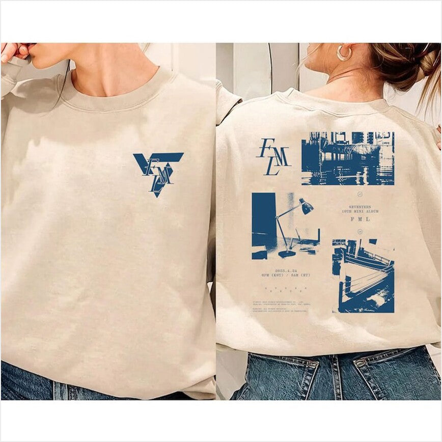 Vintage 2 Sides Seventeen Fml Sweatshirt, Seventeen Kpop Sweatshirt, Seventeen Fml Album TShirt Gifts For Him - Lilybirchmarket