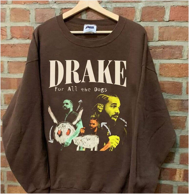 Vintage 90S Dreka For All The Dogs Sweatshirt Dreka Graphic Tee Sweatshirt Dreka Rapper Tee Gifts For Brother - Lilybirchmarket