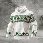 Vintage Lucky St. Patrick's Day Art Hoodie Holiday Apparel St Patrick's Day Stuff - Lilybirchmarket