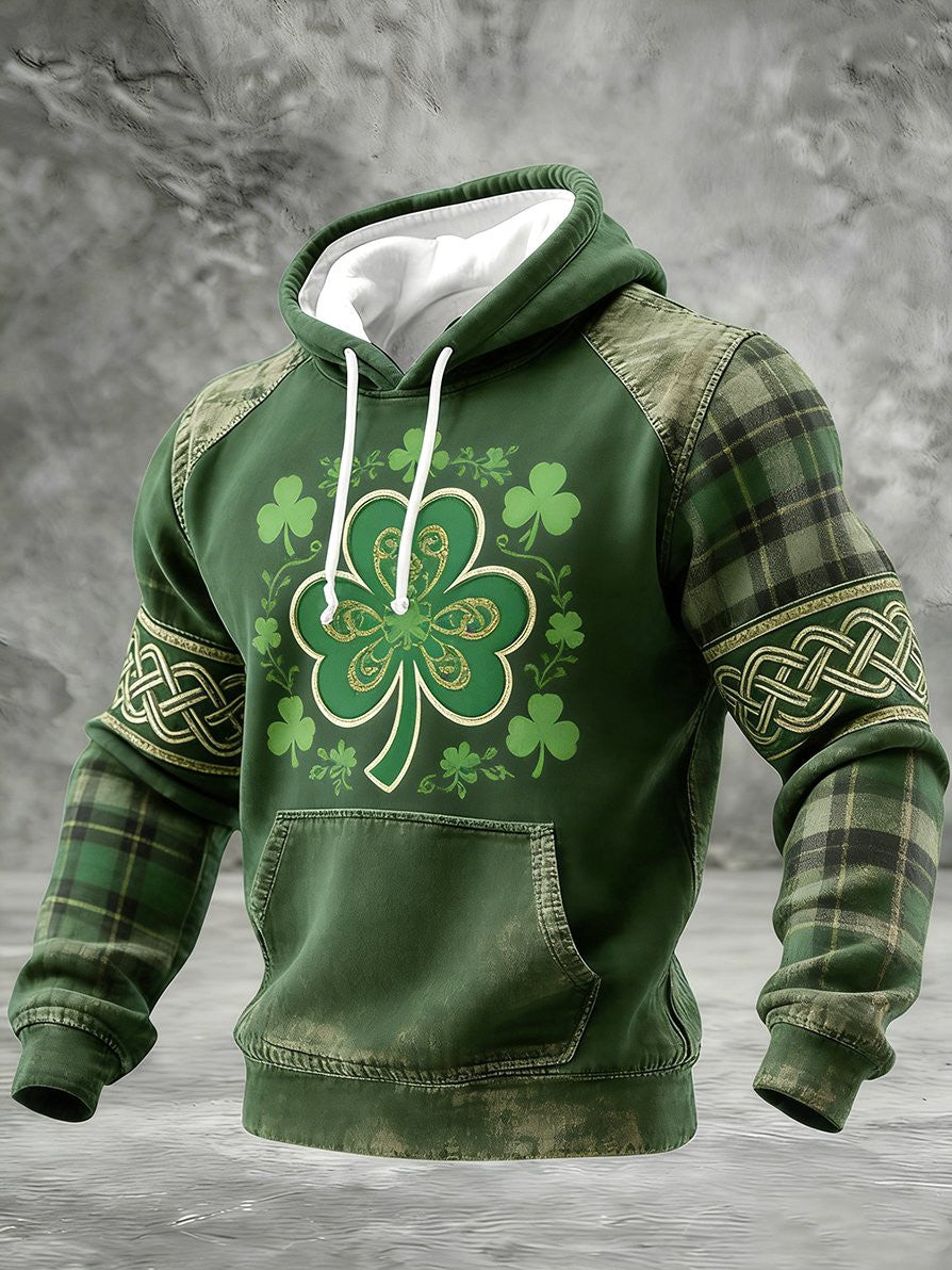 Vintage Lucky St Patricks Day Hoodie Holiday Clothing Gifts For St Patrick's Day - Lilybirchmarket