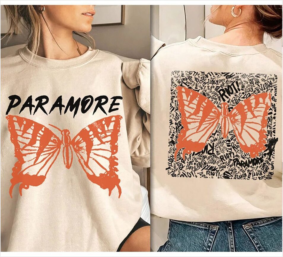 Vintage Merch Paramore American Sweatshirt Gifts For Sister Merch Clothing - Lilybirchmarket