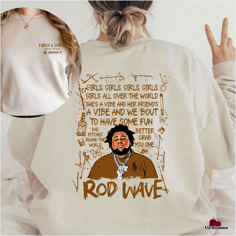 Vintage Rod Wave Turks&Caicos Sweatshirt Gifts For Fans Merch Clothing - Lilybirchmarket