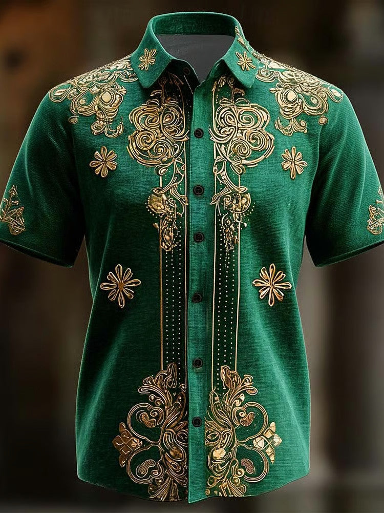  Vintage Saint Patrick's Day Hawaiian Shirt St Patty's Day Apparel Green Holiday Gift Ideas - TradiViet