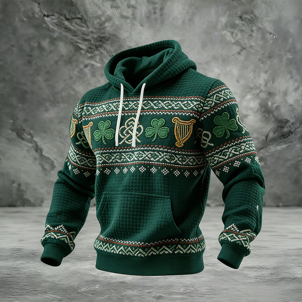 Vintage St. Patrick's Day Hoodie St Patrick's Day Apaprel Holiday Present - Lilybirchmarket