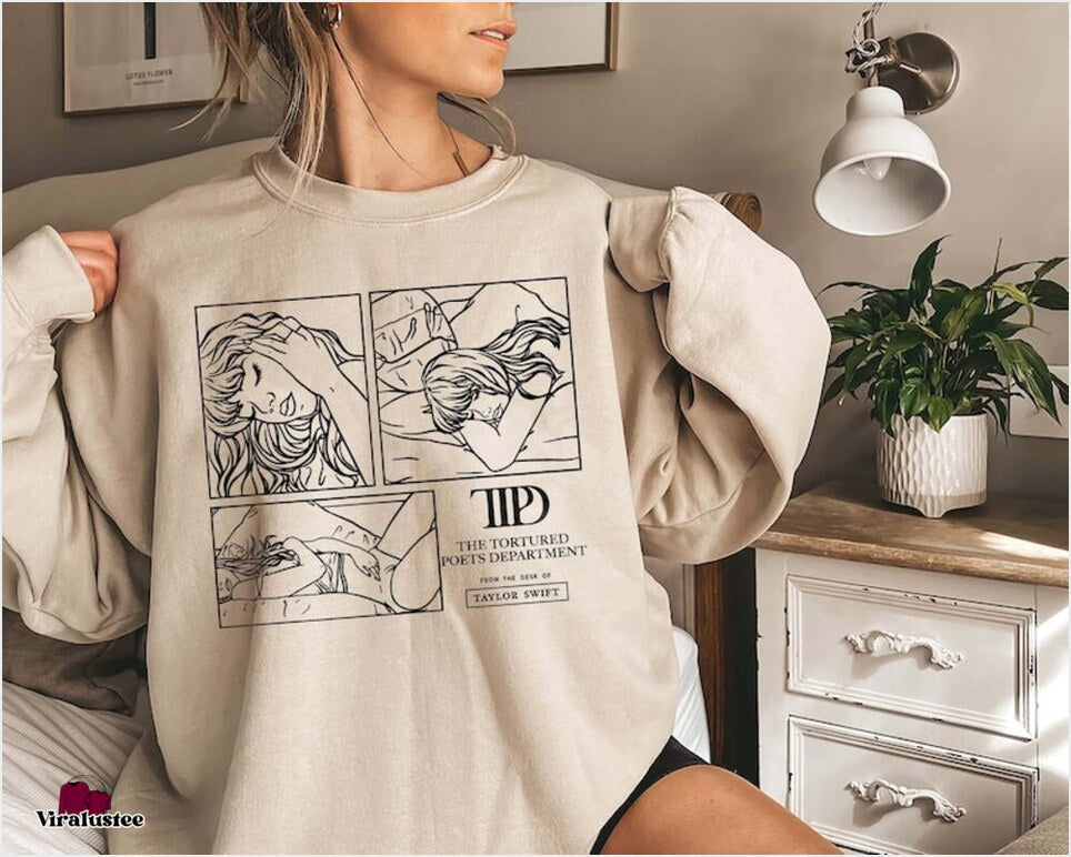 Vintage The Tortured Poets Department Taylor Swift Sweater, Ttpd Sweatshirt Gifts For Her Merch Clothing (2) - Lilybirchmarket