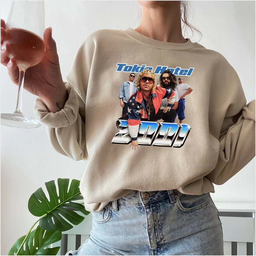 Vintage Tokio Hotel Band T-Shirt, Tokio Hotel Vintage Sweatshirt Gifts For Fans Merch Apparel - Lilybirchmarket