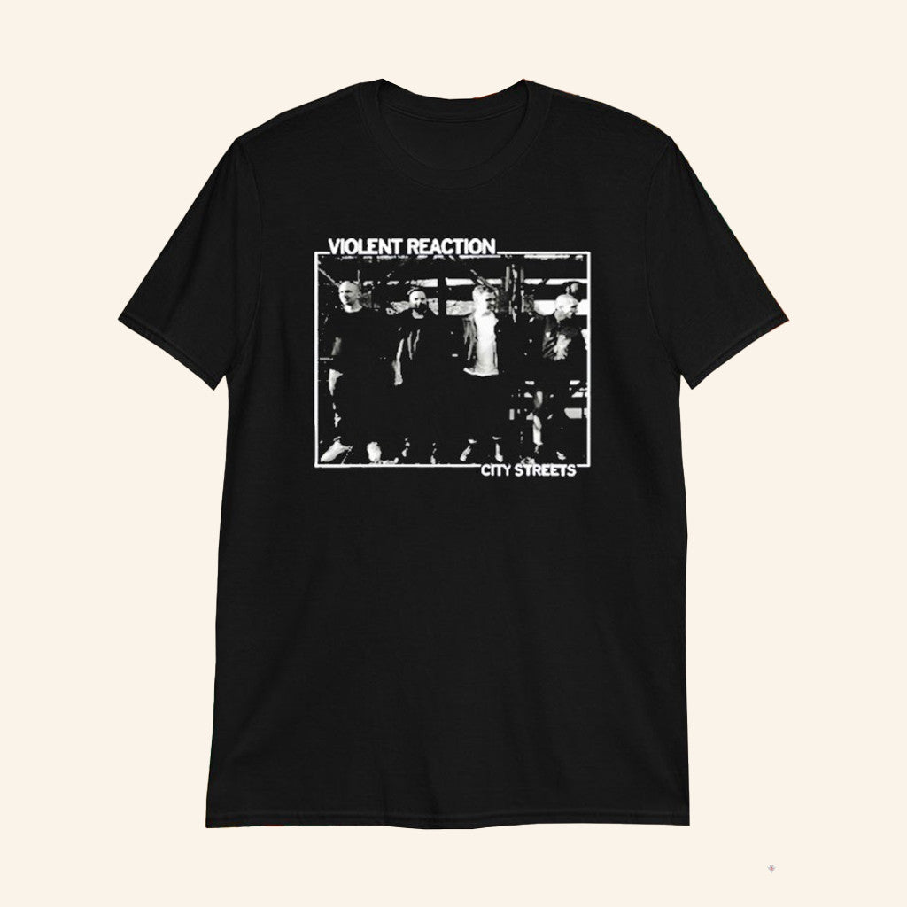 Violent Reaction City Streets T-Shirt Violent Reaction Merch Cool Gifts For Music Lovers - Lily Birch Market