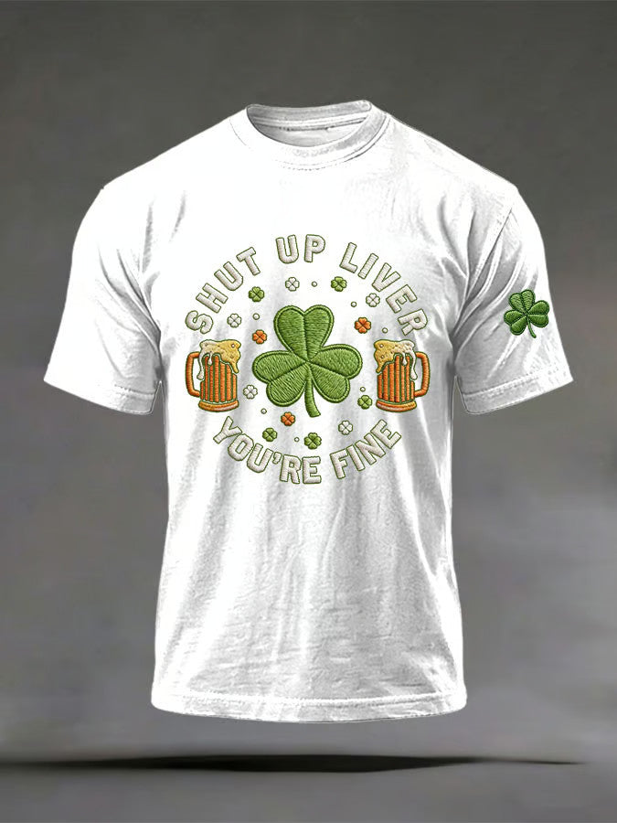  Vitamin G St Patrick's Day T-Shirt Shut Up Liver You're Fine Shirt St Patrick's Day Apparel - TradiViet