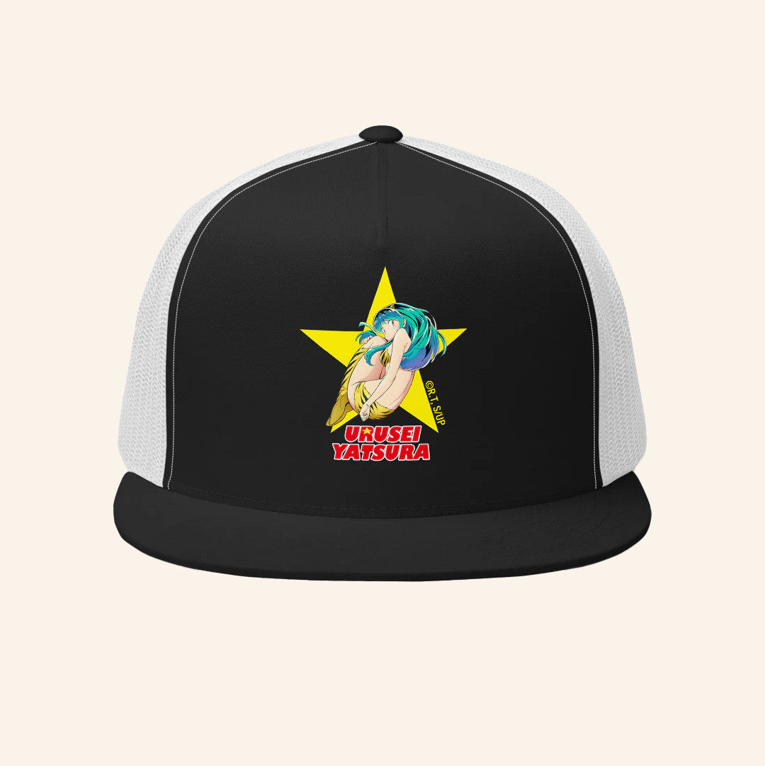 Viz Merch Urusei Yatsura Star Trucker Hat Snapback Gifts For Best Friends - Lilybirchmarket