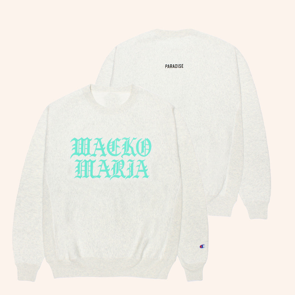 Wacko Maria Merch Champion Paradise Sweatshirt Gifts Ideas For Besties - Lilybirchmarket