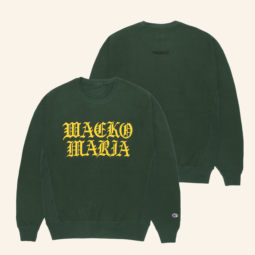 Wacko Maria Merch Wacko Maria X Champion Sweatshirt Paradise Sweatshirt Gifts For Friends - Lilybirchmarket