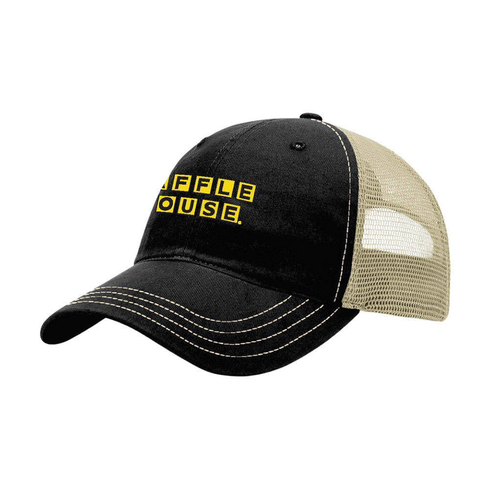 Waffle House Hat Embroidered Trucker Hat Gift Ideas For Friends - Lilybirchmarket