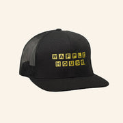 Waffle House Merch Waffle House Flat Bill Trucker Hat Embroidered Birthday Gift For Husband - Lilybirchmarket