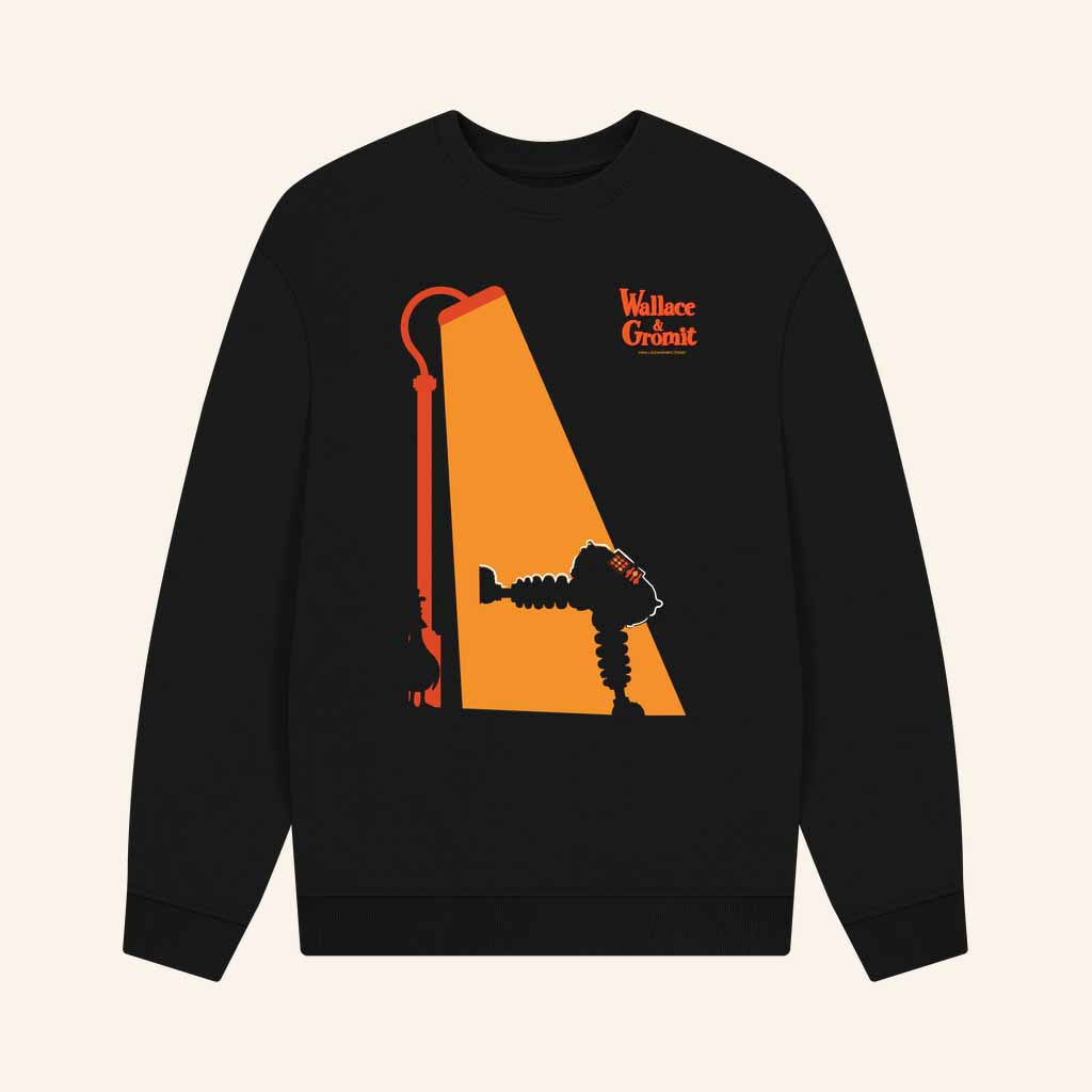 Wallace And Gromit Merch The Wrong Trousers Lamp Post Sweatshirt Gifts For Dudes - Lilybirchmarket