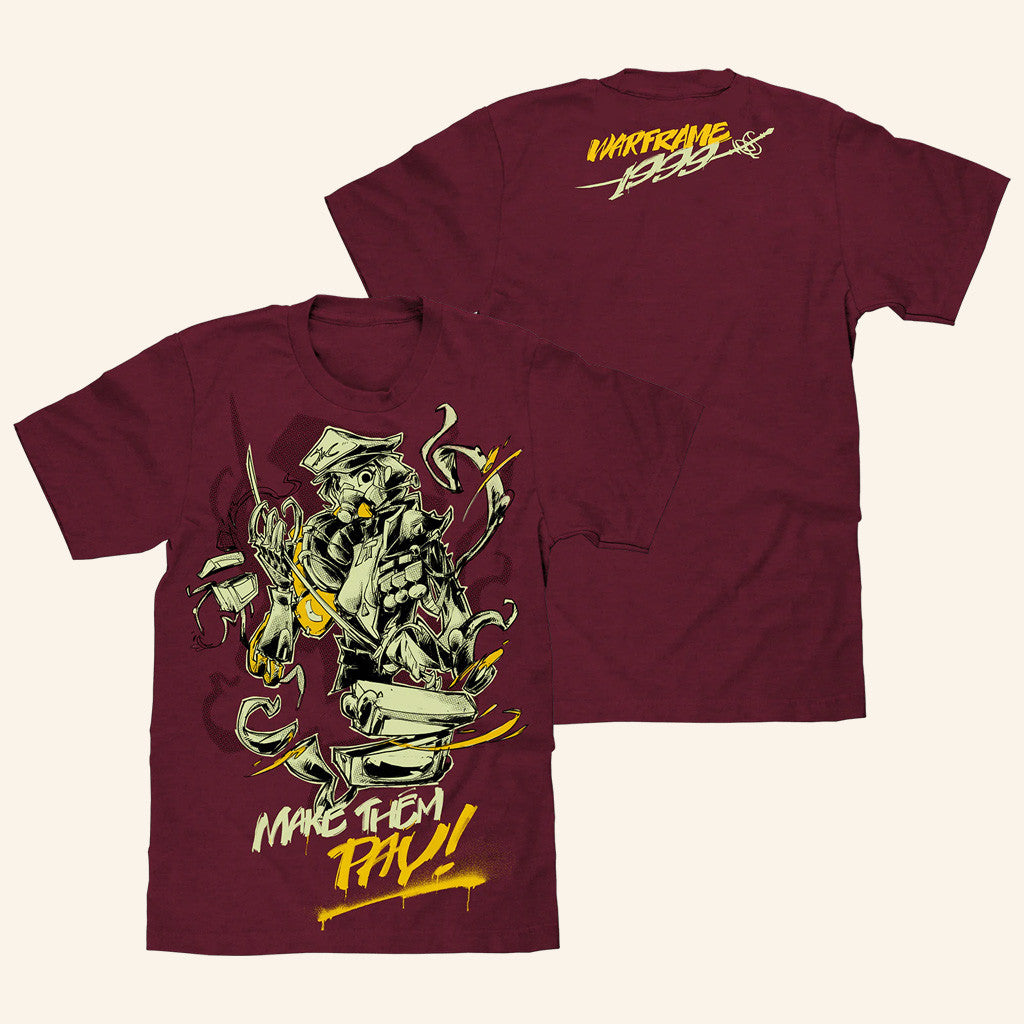 Warframe Merch 1999 Graffiti T-Shirt The Major Shirt Good Christmas Gifts For Boyfriend - Lily Birch Market