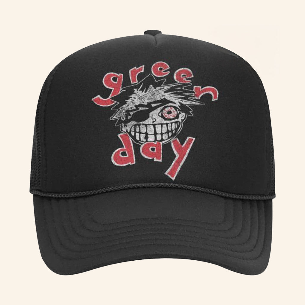 Warner Music Merch Green Day Bastard Trucker Hat Gifts For Him - Lilybirchmarket