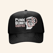 Warner Music Merch Green Day Punk Bunny Trucker Hat Gift Ideas For Boyfriend - Lilybirchmarket