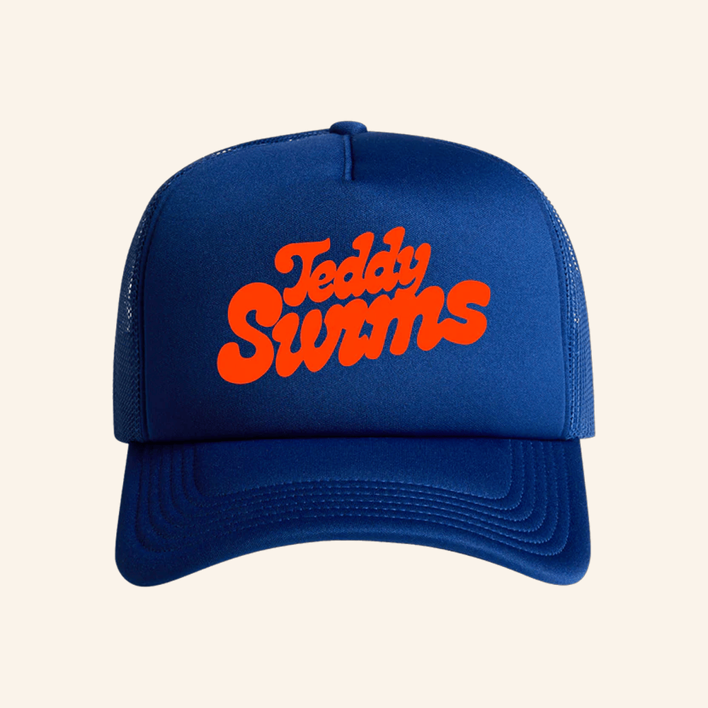 Warner Music Merch Swims Logo Trucker Hat Unique Gift For Boyfriend - Lilybirchmarket