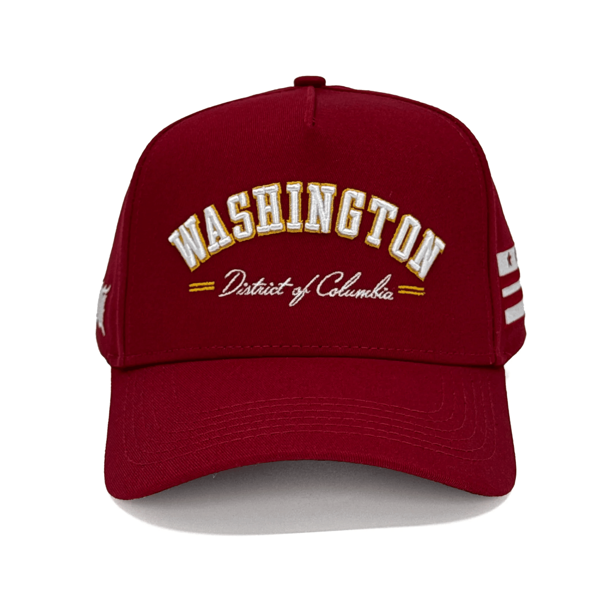 Washington DC Maroon Embroidered Hat Washington Merch Best Father's Day Special Gifts - Lilybirchmarket