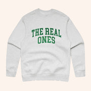 Wave Sports Merch Not Gonna Lie With Kylie Kelce The Real Ones Varsity Crewneck Sweatshirt Gifts - Lilybirchmarket