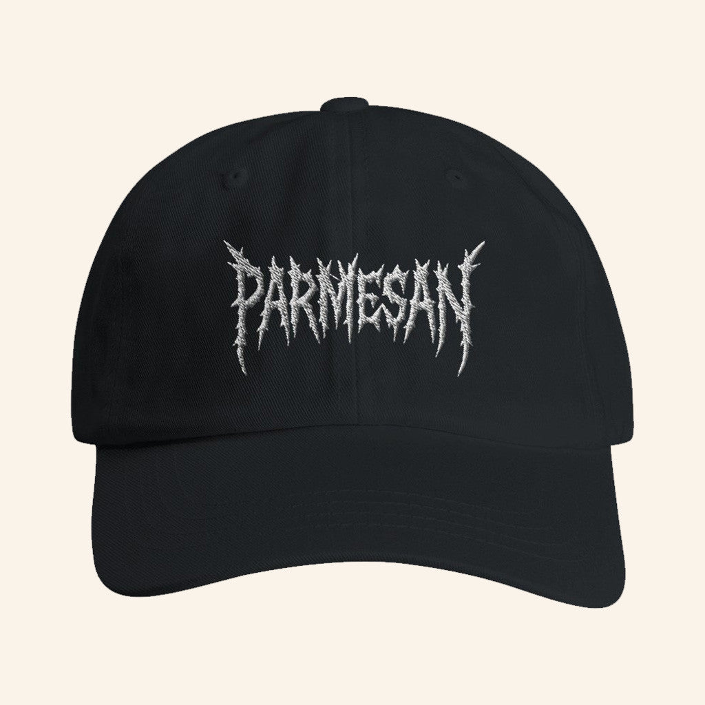 Wavey Goods Merch Parmesan Death Metal Embroidered Hat Husband Gifts - Lilybirchmarket