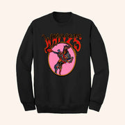 Wavves Merch Cowboy Black Sweatshirt Christmas Present Ideas For Men - Lilybirchmarket