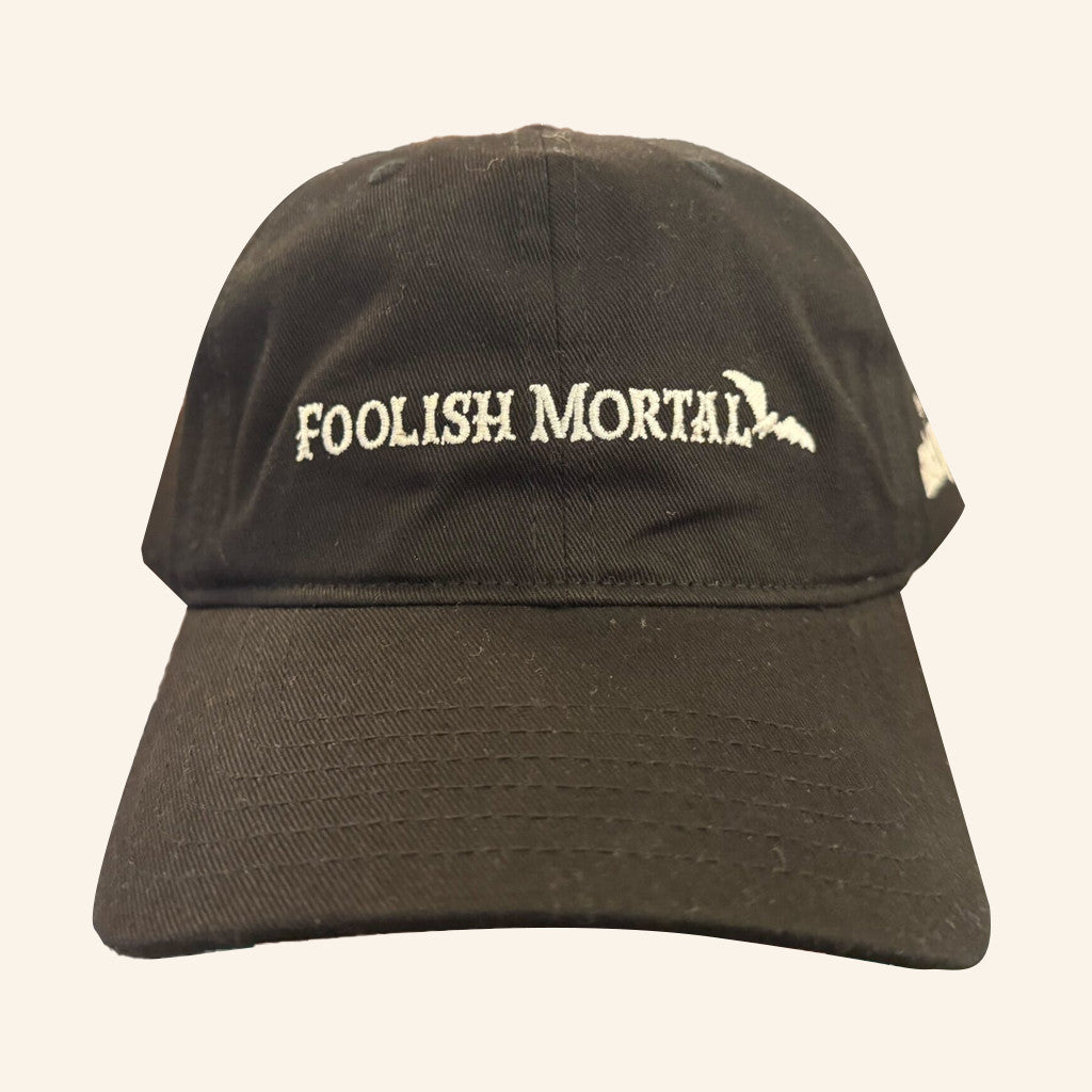 WDW News Today Merch Foolish Mortal Haunted Mansion Embroidered Hat Gifts For Halloween - Lilybirchmarket