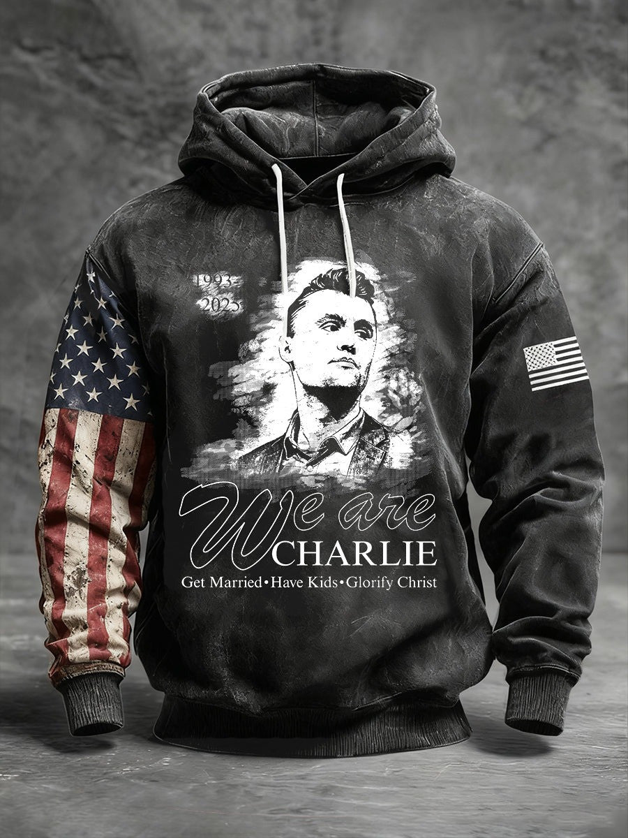 We Are Charlie Kirk Hoodie Get Married Have Kids Glorify Christ Tribute To Charlie Kirk Merch - Lilybirchmarket