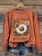 We Only Need One Monarch And It's A Butterfly Hoodie Anti ICE Hoodie Women's Gifts - Lilybirchmarket