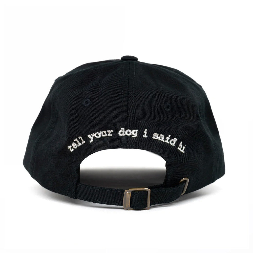 We Rate Dogs Merch Black Waving Dog Hat Embroidered Tell Your Dog I Said Hi Hat Gifts For Her - Lilybirchmarket