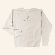 We Rate Dogs Merch Waving Dog Crewneck Tell Your Dog I Said Hi Sweatshirt Gifts For Besties - Lilybirchmarket