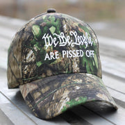 We The People Are Pissed Off Embroidered Camo Hat USA Patriot Hat Gifts For Father - Lilybirchmarket