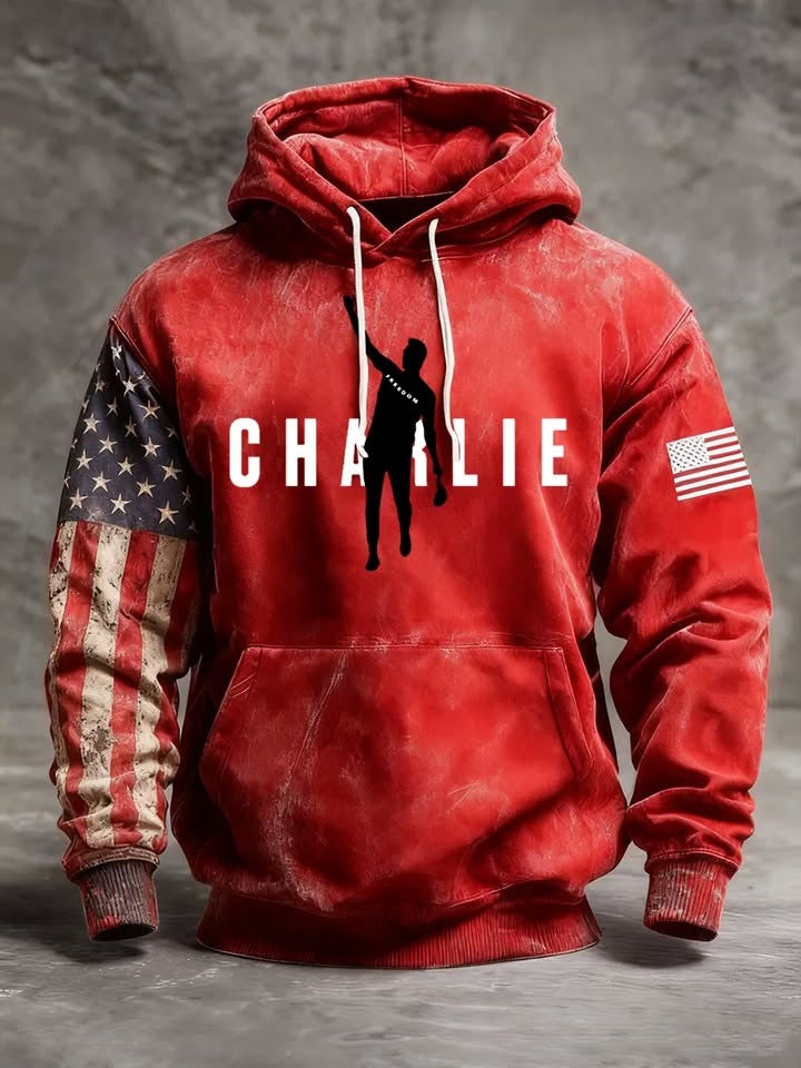 Wear Red Freedom Charlie Kirk Merch Hoodie Memorial Red Day 2025 Trump Support Clothing - Lilybirchmarket